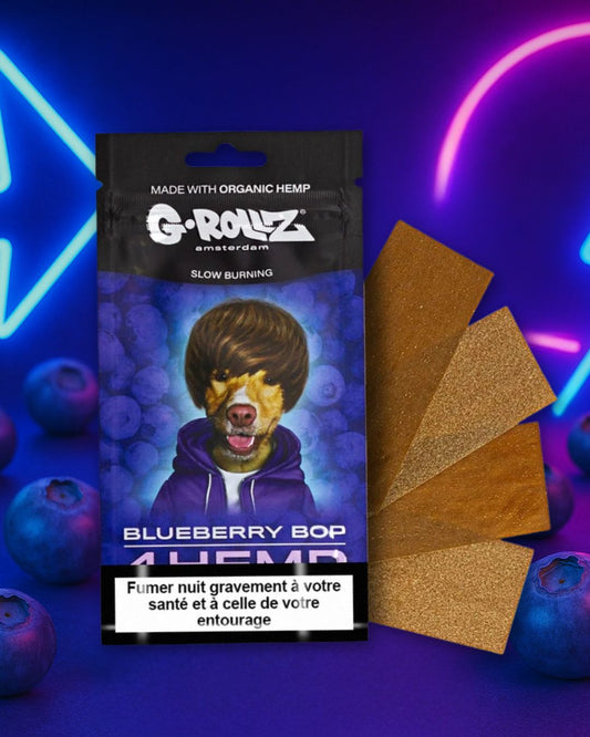 Sachet de Blunts (4 Feuilles G-Rollz) "HEMP WRAPS"