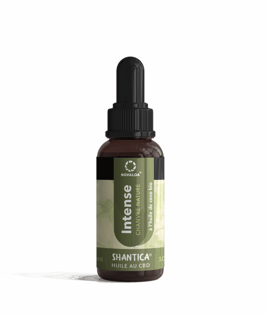 Huile CBD Novaloa 10ml 5% (0% THC et sans GLUTEN)