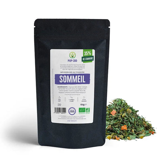 Infusion BIO CBD "SOMMEIL" au Chanvre - CBD 35%