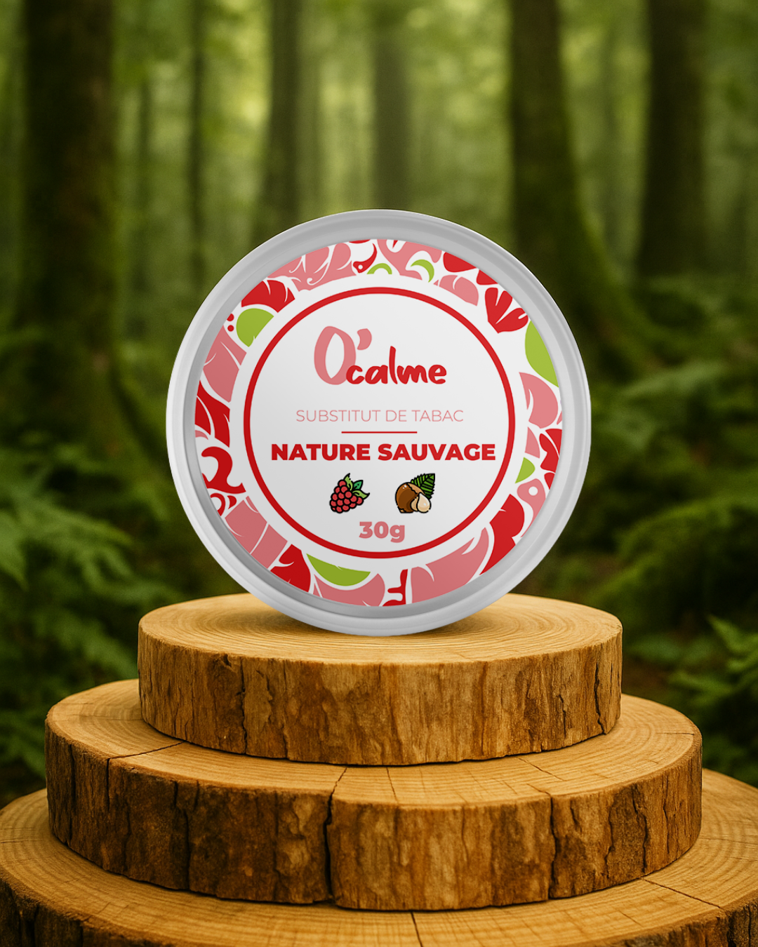 Substitut de tabac "NATURE SAUVAGE" Feuilles de framboisier et de Noisetier