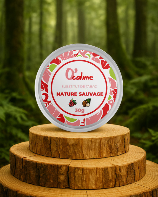Substitut de tabac "NATURE SAUVAGE" Feuilles de framboisier et de Noisetier