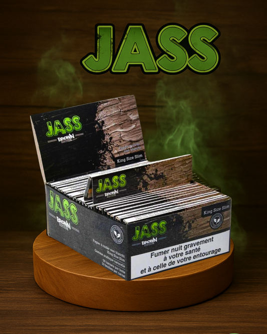 Feuilles à rouler Jass, papier brown ou classic  - King Size SLIM