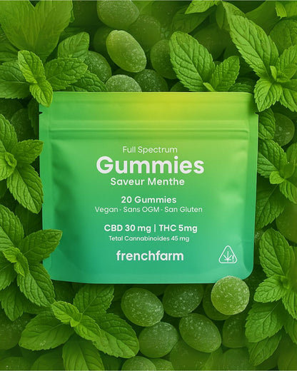 GUMMIES MENTHE | CBD+ | BONBONS FULLSPECTRUM