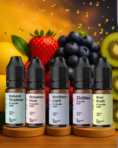 E-LIQUIDE CBD pour cigarette électronique/VAPE   !! Promo 50% !! 7,90€ au lieu de 15,90€
