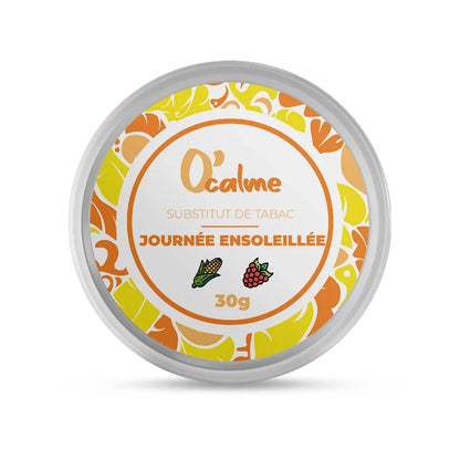 Substitut de tabac "JOURNEE ENSOLEILLEE" framboisier, maïs, sauge et aspérule